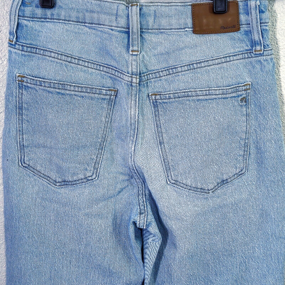 Madewell High-Rise Slim Crop Jeans Light Wash Clean Girl Capsule Size 25 - Picture 8 of 12
